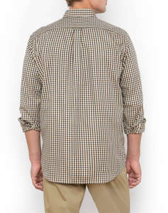 THE BOSTONIANS CAMASA MAVERICK TWILL REGULAR FIT MedCheck TWILL Button-down Regular FIT