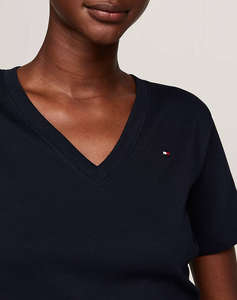 TOMMY HILFIGER NEW SLIM CODY V-NECK SS