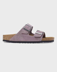 BIRKENSTOCK LEATHER ARIZONA LEVE FADED PURPLE 35 - 46 NARROW SEASONAL CLASSIC ADULTS LEA INCALTAMINTE UNISEX