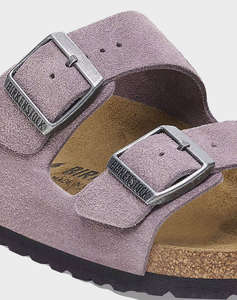 BIRKENSTOCK LEATHER ARIZONA LEVE FADED PURPLE 35 - 46 NARROW SEASONAL CLASSIC ADULTS LEA INCALTAMINTE UNISEX