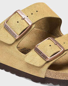 BIRKENSTOCK LEATHER ARIZONA LEVE LATTE CREAM 35 - 46 NARROW SEASONAL INCALTAMINTE UNISEX