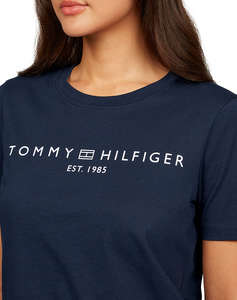 TOMMY HILFIGER REG CORP LOGO C-NK SS