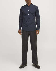 JACK&JONES JJJOE SHIRT LS PLAIN MAO