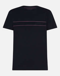 TOMMY HILFIGER GLOBAL STRIPE BLOCKING TEE