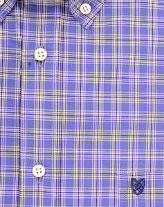 THE BOSTONIANS CAMASA MAVERICK POPLIN REGULAR FIT MedCheck POPLIN Button-down Regular FIT