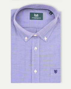 THE BOSTONIANS CAMASA MAVERICK TWILL REGULAR FIT MedCheck TWILL Button-down Regular FIT