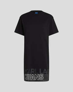 KARL LAGERFELD KLJ RELAXED GRAPHIC TEE DRESS