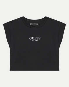 GUESS CROP SS T-SHIRT BLUZA DE COPII GIRL