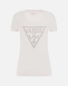 GUESS SS CN SHINY TRIANGLE TEE BLUZA DE DAMA