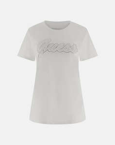 GUESS SS SCRIPT LACE LOGO EASY TEE BLUZA DE DAMA