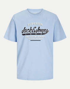 JACK&JONES JJELOGO TEE SS O-NECK 2 COL SS25 SN