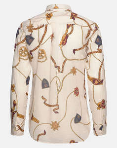 LAUREN RALPH LAUREN 80S COTTON VOILE-SHIRT