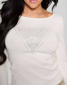 GUESS LS TRIANGLE LOGO ELIZA SWTR TRICOTAT DE DAMA