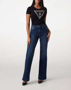 GUESS SS CN SHINY TRIANGLE TEE BLUZA DE DAMA