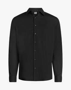 CALVIN KLEIN POPLIN STRETCH FITTED SHIRT