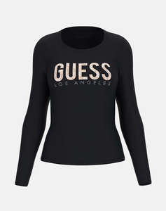 GUESS LS CN PYTHON LOGO TEE BLUZA DE DAMA