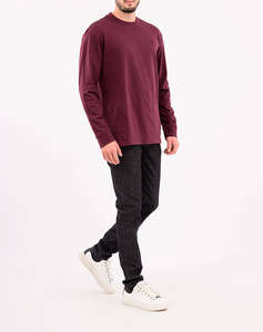 SCOTCH&SODA RELAXED FIT ESSENTIAL LOGO T-SHIRT LS