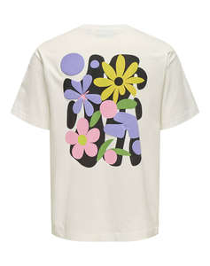 ONLY&SONS ONSFLORA COL PRINT RLX SS TEE