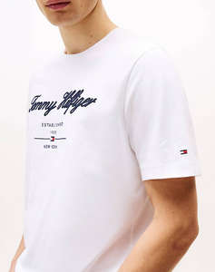 TOMMY HILFIGER SCRIPT LOGO TEE