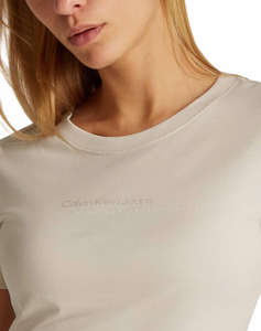 CALVIN KLEIN JEANS INSTITUTIONAL GRAPHIC SLIM TEE