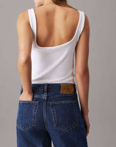 CALVIN KLEIN JEANS CK RIB TANK TOP