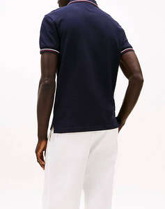 TOMMY HILFIGER TIPPED SLIM FIT POLO