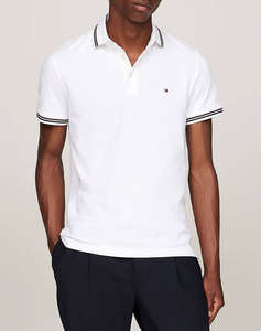 TOMMY HILFIGER TIPPED SLIM FIT POLO