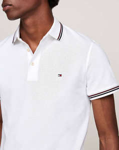 TOMMY HILFIGER TIPPED SLIM FIT POLO