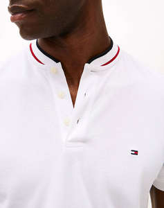 TOMMY HILFIGER MAO RWB TIPPED SLIM POLO