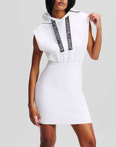 KARL LAGERFELD KLJ SLESS HOODIE DRESS