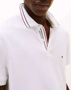 TOMMY HILFIGER PLACKET INTEREST REG POLO