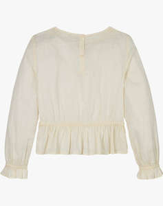 TOMMY HILFIGER DOBBY BLOUSE LS