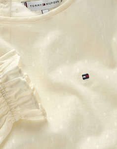 TOMMY HILFIGER DOBBY BLOUSE LS