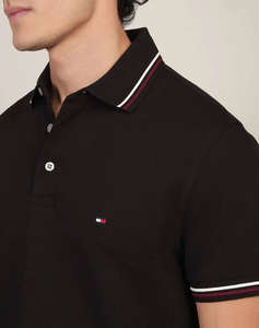 TOMMY HILFIGER TIPPED SLIM FIT POLO