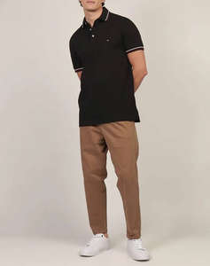 TOMMY HILFIGER TIPPED SLIM FIT POLO