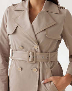 GUESS JENNY PU DETAILS TRENCH GEACA DE DAMA