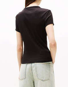 TOMMY JEANS TJW SLIM ESSENTIAL RIB SS EXT