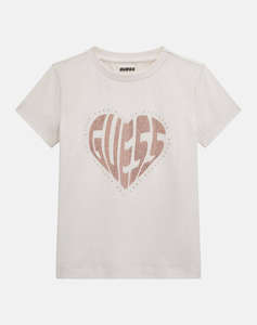 GUESS SS T-SHIRT_MINIME - MID ORGANIC STRETCH JERSEY 180 BLUZA G