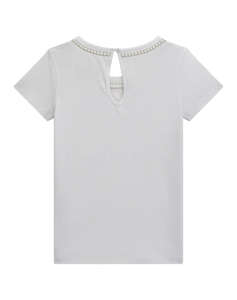 GUESS SS T-SHIRT W/PEARLS_CEREMONY BLUZA DE COPII GIRL