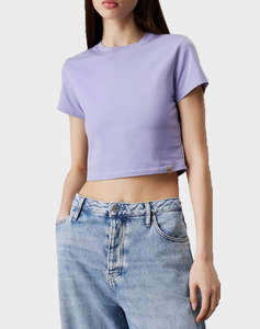 CALVIN KLEIN JEANS CLEAN CROPPED SHORT SLEEVE TEE