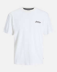 JACK&JONES JJBEAU TEE SS FRONTPRINT CREW NECK LN