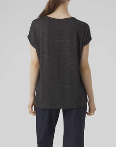 VERO MODA VMLAVA GLITTER SS TOP STRIPE GA JRS NOOS