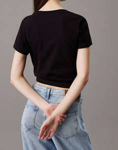 CALVIN KLEIN JEANS LOGO ELASTIC T-SHIRT