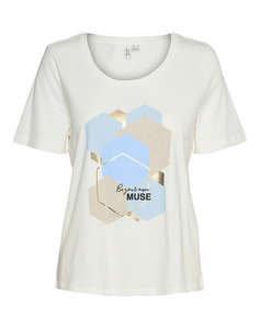 VERO MODA VMVISLANA S/S O-NECK T-SHIRT JRS BTQ GA