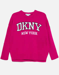 DKNY DJ4R0362 LOGO PULOVER CU MANECA LUNGA DKNY