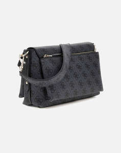 GUESS ECO BRENTON FLAP SHOULDER BAG GEANTA DE DAMA (Dimensiuni: 23 x 15 x 10cm.)