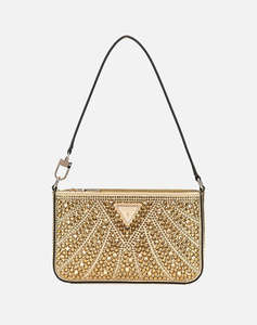 GUESS BEAUVOIR MINI TOP ZIP SHDR BAG GEANTA DE DAMA (Dimensiuni: 22 x 14 x 4 cm)