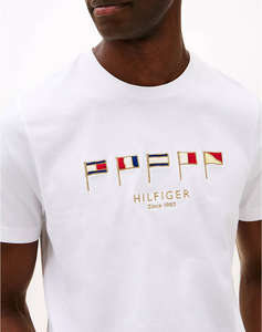 TOMMY HILFIGER HILFIGER MULTI FLAGS TEE