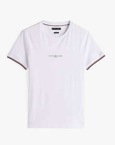 TOMMY HILFIGER TOMMY LOGO TIPPED TEE