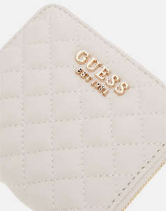 GUESS ECO RIANEE SLG SMALL ZIP AROUD PORTOFEL DE DAMA (Dimensiuni: 11 x 9 x 2 cm)